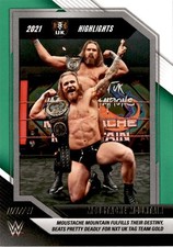 2022 Panini NXT 2.0 WWE #50 Tyler Bate / Trent Seven 2021 NXT Highlights Green