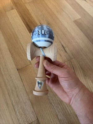 KROM Kendama Yua Tama W/ KROM Pop Ken Blue String Starter Kendama