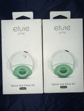 Elvie Pump - Spout and Valve Kit  4 Pack  Teal New in box