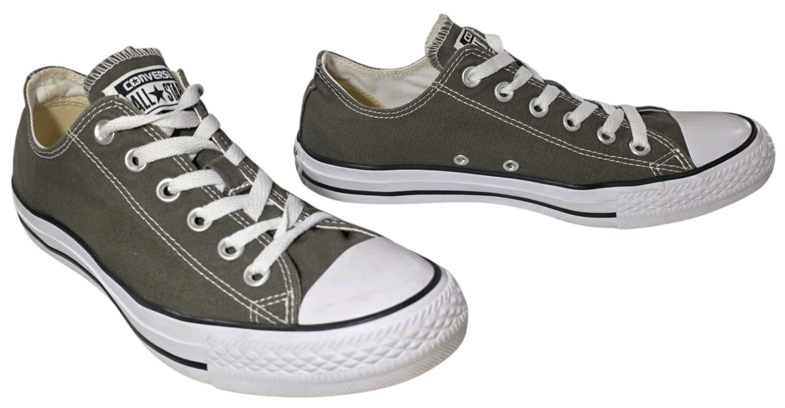 Converse Womens Sz 9 All Star CT Classic Low Top Sneaker Shoes Gray Mens 7 thumbnail 3