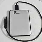 WD My Passport Portable Hard Drive 500gb USB 3.0 Silver with Usb Cab Le
