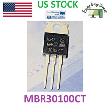 US Stock 5pcs MBRF30100CT MBR30100 B30100G 30A 100V TO-220 Diode Schottky