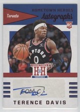2019-20 Panini Chronicles Hometown Heroes Rookie Red Terence Davis Auto 07d9