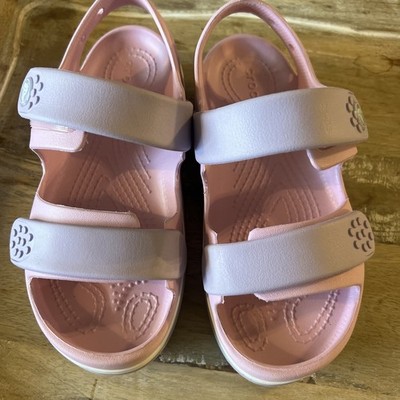 Crocs Crocband Cruiser Sandals Kids J2 Ballerina Adjustable Strap
