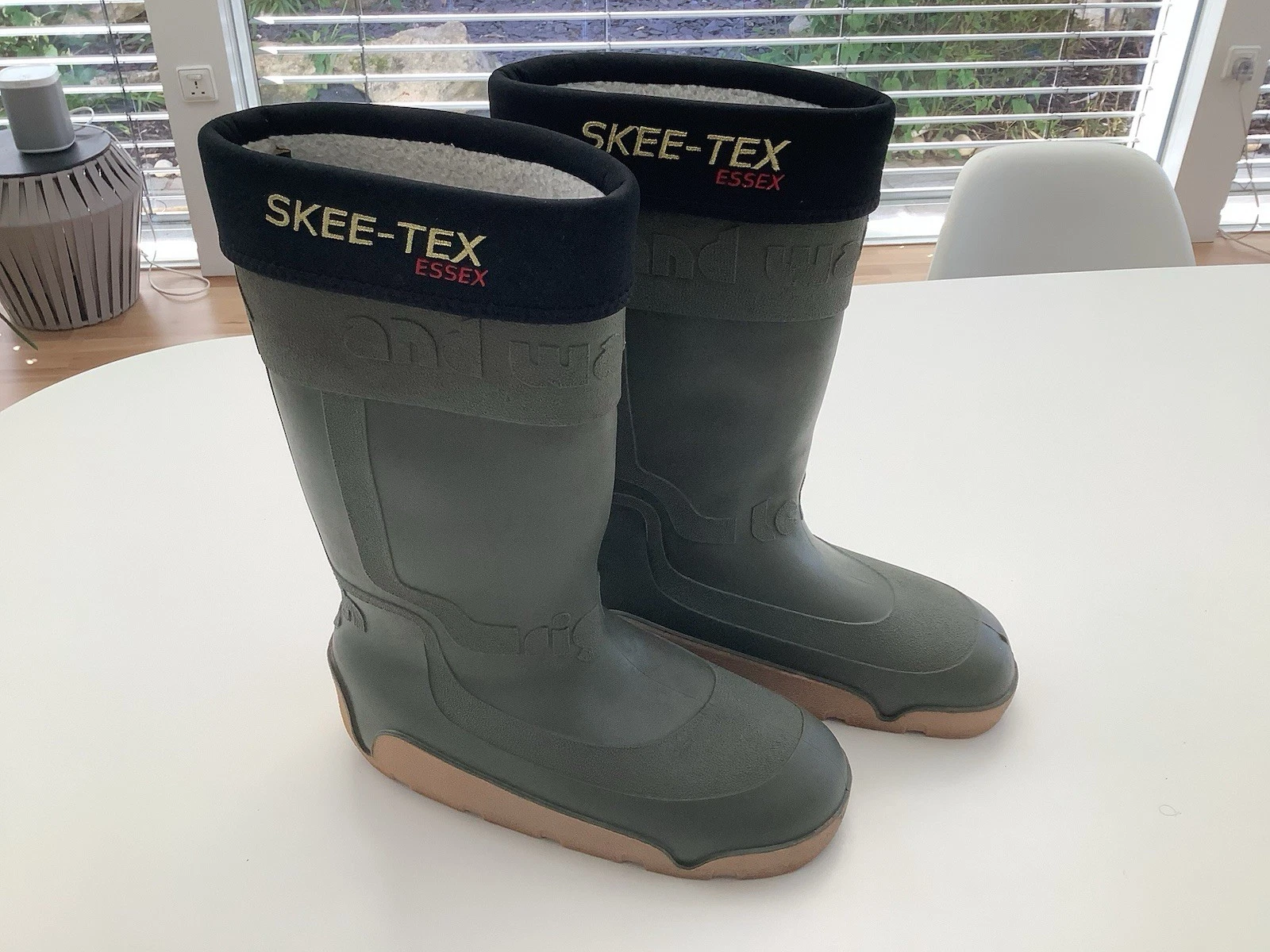 Skee-Tex Essex Thermal Fishing Wellington Boots with Woolen Lining Uk 9