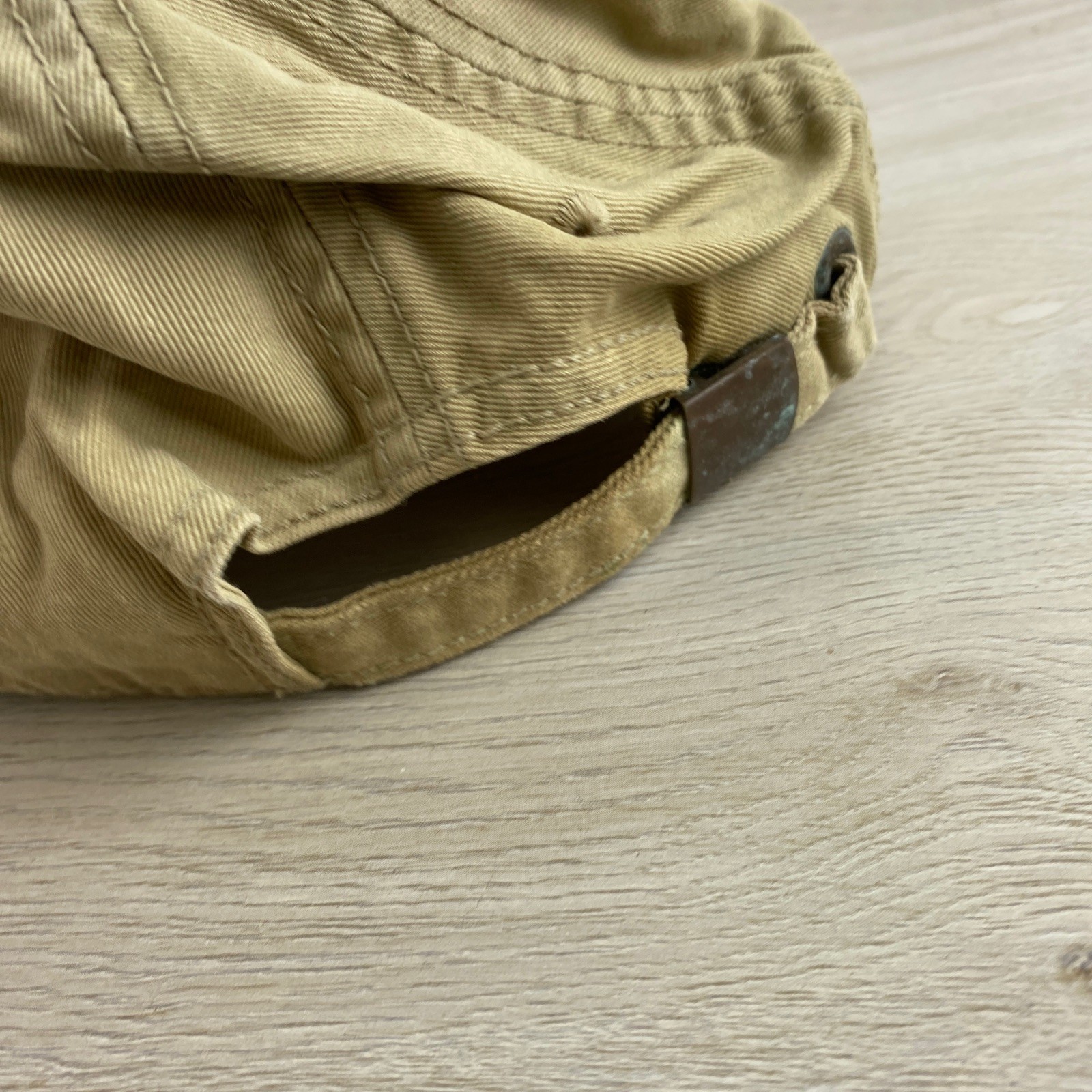 Solid Plain Tan Hat Beige Hat Adjustable Adult Si… - image 6