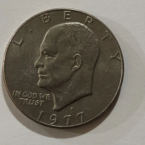 1977-D Eisenhower Dollar — photo from another recent sale