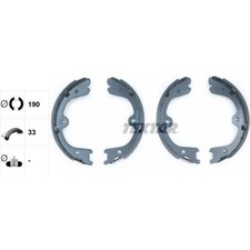 Textar 91073200 Bremsbackensatz Feststellbremse für MERCEDES BENZ RENAULT 470