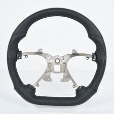 Full Black Leather Sport Steering Wheel For Chevy Silverado Suburban Tahoe 07-13