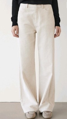 MASSIMO DUTTI, Cordhose Anzughose, 38, M beige, Neu, gerade
