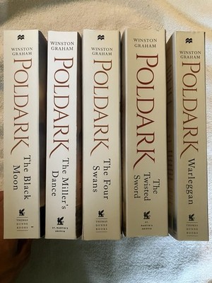 Poldark-Lot Of 5 By Winston Graham-trade paperbacks