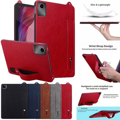 Für Lenovo Tab M8 M9 M11 P11 Plus P12 PU Leder Armband Stand Case Cover Hülle