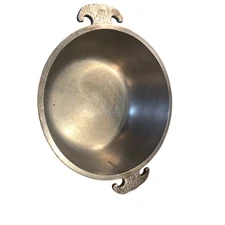 Vintage Guardian service 1950s Aluminum Round Pan/casserole pan 10x8x3