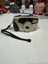 Pentax IQZOOM 105G Point Shoot 35mm Film Camera With New Battery