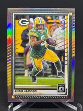 2025 Panini Donruss Optic - #128 Josh Jacobs (Holo Prizm)