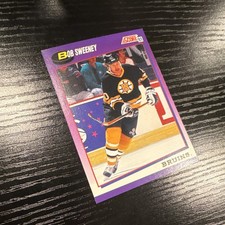 Score 1991-92 American Bob Sweeney Boston Bruins NHL Hockey Card #176 Base Set