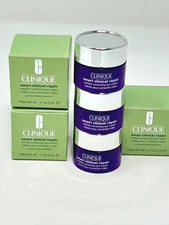 3X - Clinique Smart Clinical Repair Wrinkle Correcting Eye Cream .17oz New w box
