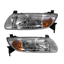 Headlight Assembly Set Of 2 Mechanics Choice For 2001-2002 Saturn L200