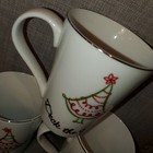 Christmas Mugs, St Nicholas Square, Tis the Season, Set of 4, 12 Oz, nwot — photo 8