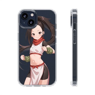 Tsubaki Kunoichi Tsubaki no Mune no Uchi Anime Girl Clear Phone Case