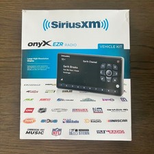 SiriusXM Onyx EZR Satellite Radio Vehicle Kit SXEZR1V1 Black High Res Display