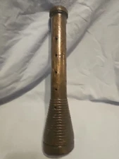 Antique Wooden Rustic Bobbin Beehive Spindle Industrial Primative Brown