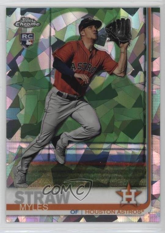 2019 Topps Chrome Sapphire Edition Myles Straw #629 05v0