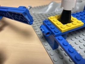 LEGO 483 Alpha-1 Rocket Base, Manual And parts Only.