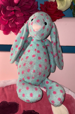 Jellycat Special Edition Nissa Bashful Bunny 2014 Uk Exclusive - Rare Retired