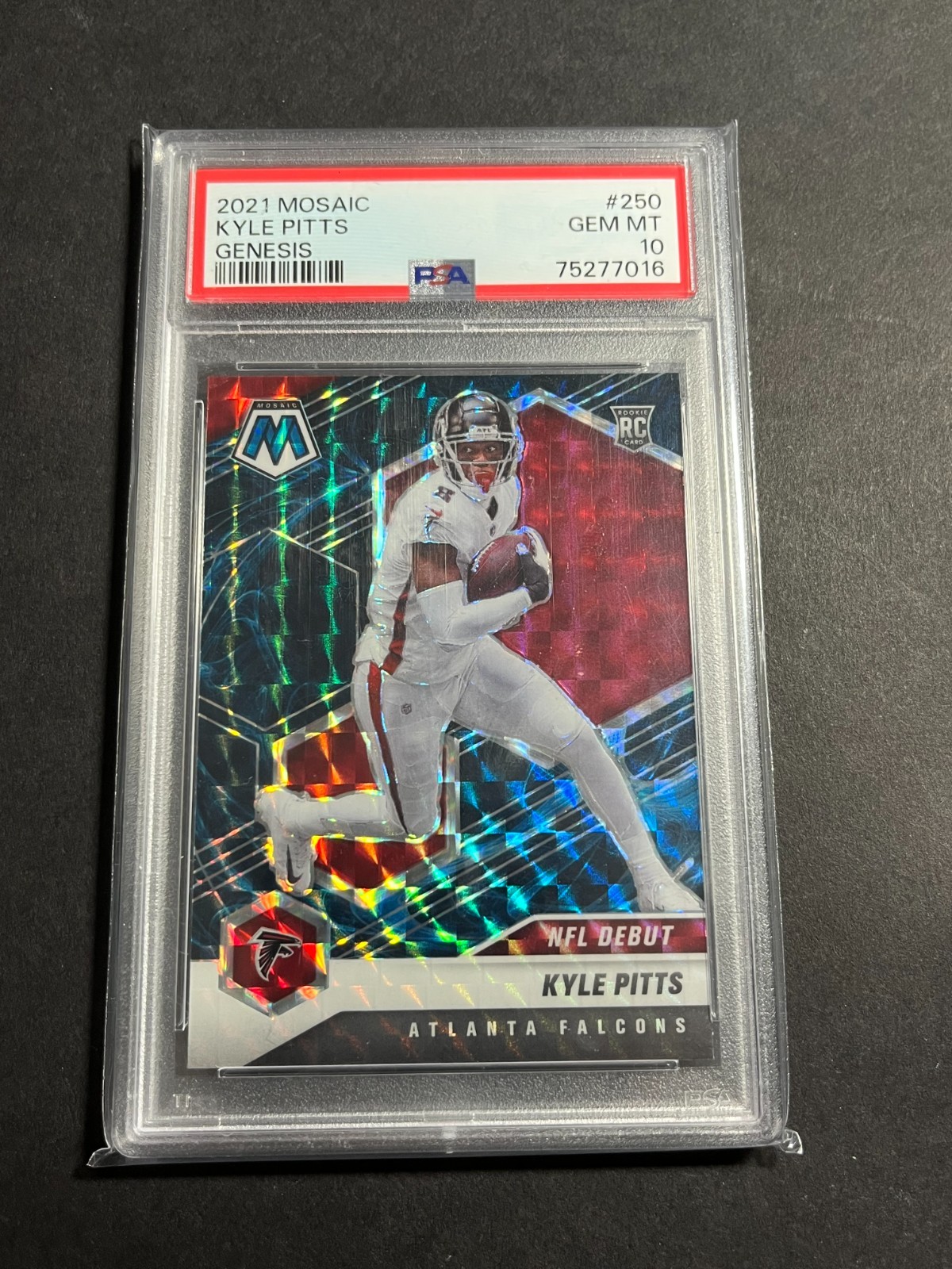 Kyle Pitts Panini Mosaic #250 Genesis