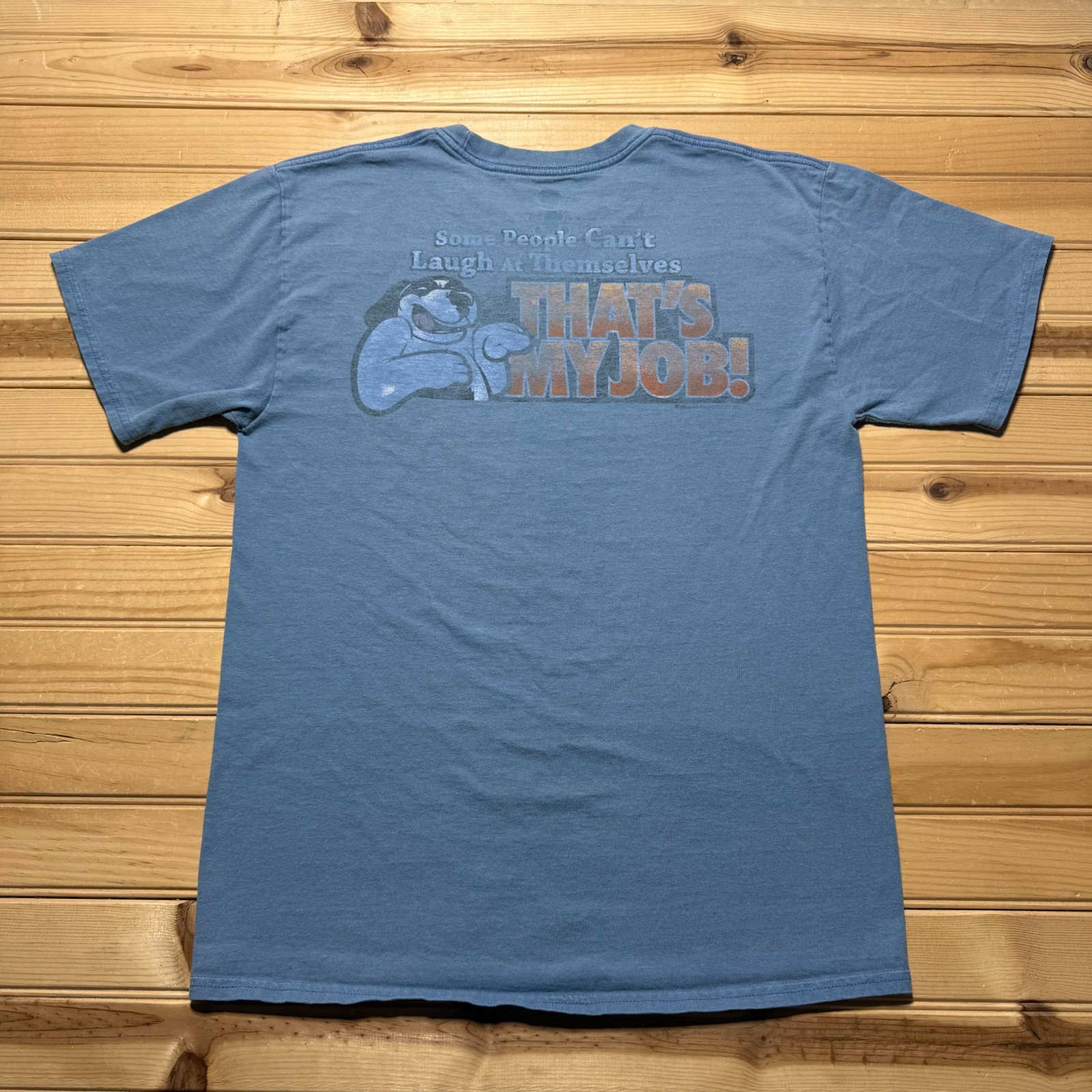 Vintage 90s Hanes Big Dogs That's My Job Funny Cartoon Graphic T-Shirt - Medium