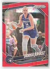 2025 Panini Prizm WNBA #109 Dorka Juhasz Red Pandora Prizms #/199