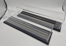 2 x Large OO Gauge Scale Display Cases Hornby Model Railway Locomotives Trains