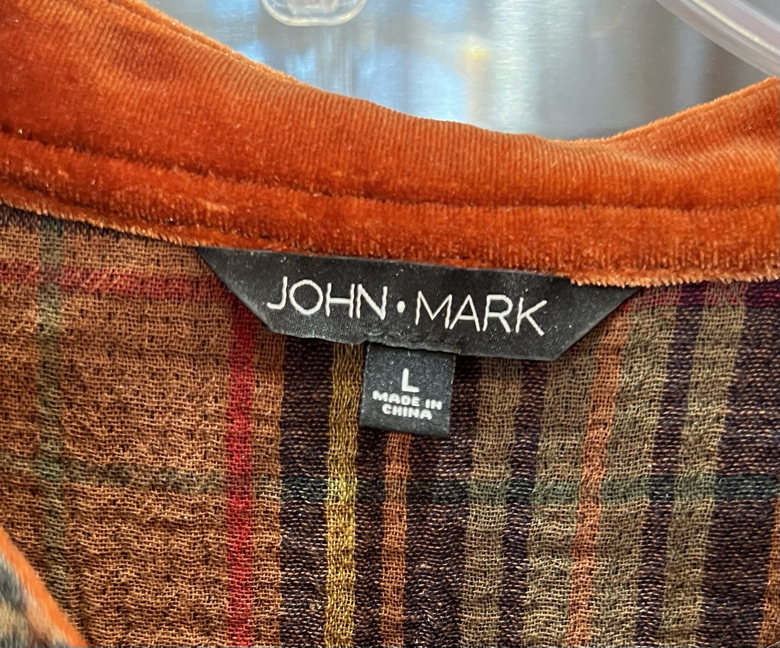 John Mark L bust 47" multi-pattern embroidery vel… - image 2