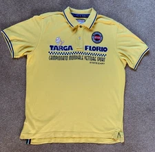 State of Art 1957 Targa Florio 100% Cotton Polo Shirt Men's Used Very Good L