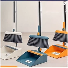2-Piece Broom & Dustpan Set – Folding Household Sweeper & Garbage Shovel