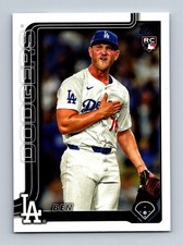#384 2025 Topps BASE Ben Casparius RC Dodgers