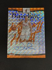 2026 Topps Finest Duncan Robinson Baseline Auto Geometric Orange Refractor /15