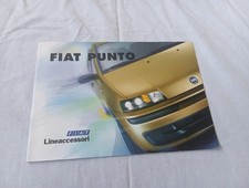 Libretto linea Accessori Fiat Punto Seconda Serie