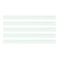 5 StüCk Lineal 12 Zoll (30Cm) FüR Metric & SAE Aluminium Lineale HellgrüN