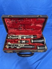 Vintage Penzel Mueller Artist Wood Clarinet Made in New York As Is Parts