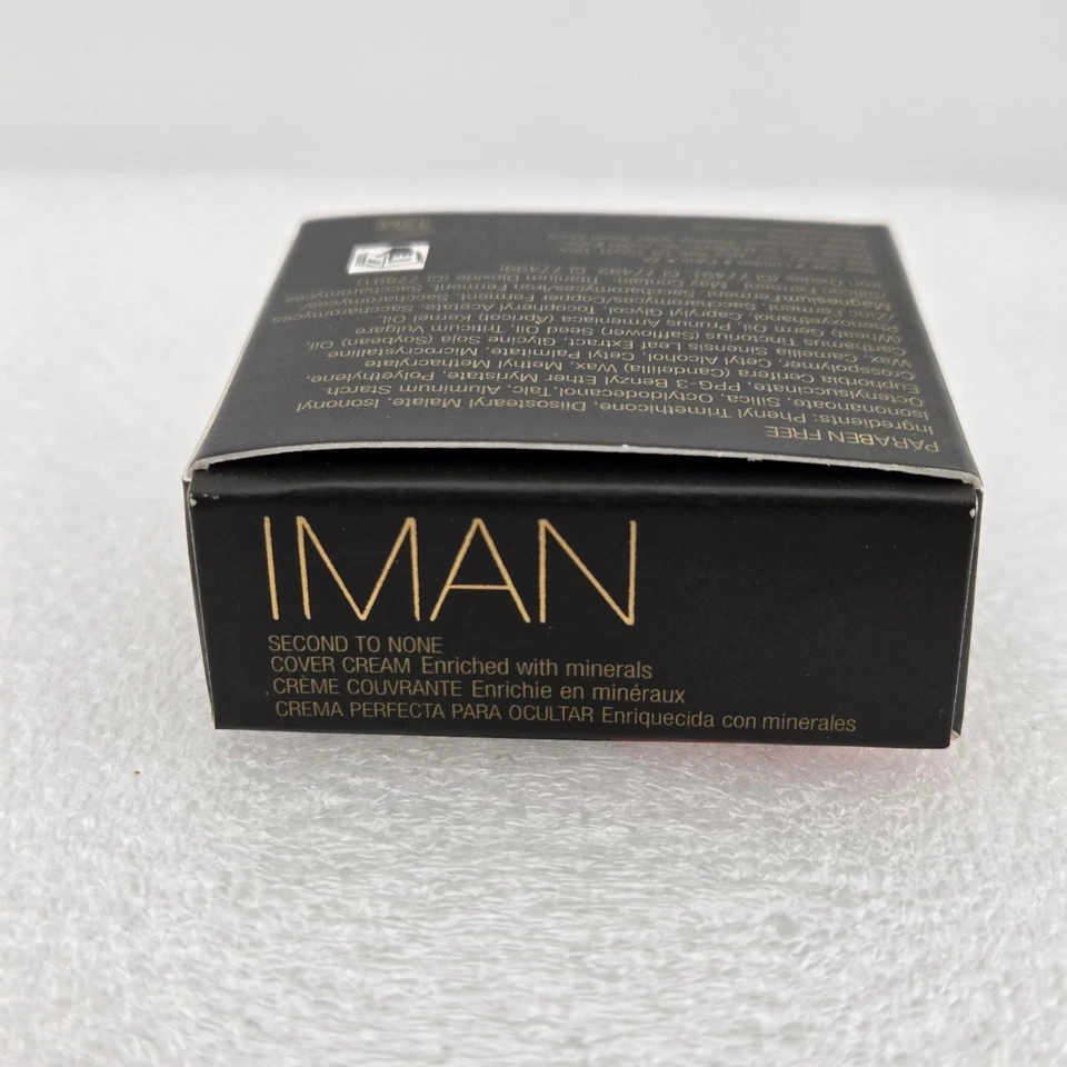 IMAN Second to None Cover Cream Concealer Earth Medium 0.17 oz Enriched Mineral - Image 4 of 4