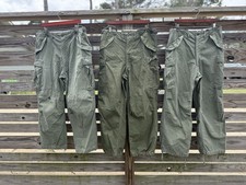 US Military M-1951 Field Trousers Korean War Era Regular Medium  Green - 3 pairs