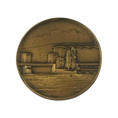 1950 Kraftwerk Birsfelden 1954 - Münze / Medaille