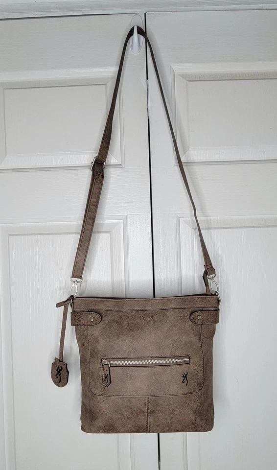 Browning Concealed Carry Purse CCW Gun Handbag Brown Catrina EUC! - Image 3 of 4