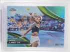 2025 Topps Chrome Tennis Aqua Refractor Magda Linette #60