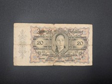 Austria 20 Schilling 1946 P# 123 VG/F