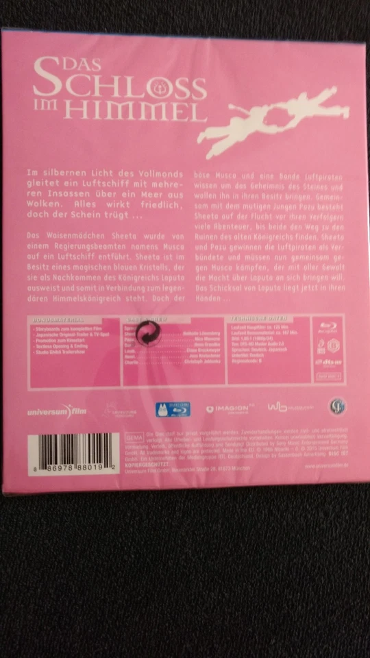 Das Schloss im himmel Studio Ghibli Blu-ray Collection Neu&Ovp - Bild 2 von 2