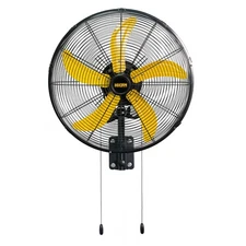 20" Oscillating Wall Mount Fan, 5000 CFM High Velocity Industrial Wall Fan