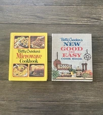 Vintage Betty Crocker Cookbook Bundle 2 Books Recipes Cooking Baking Collection